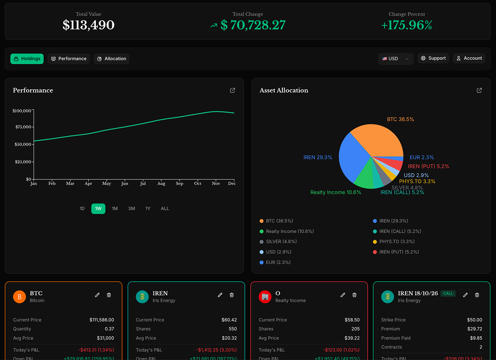 Corsair Terminal Dashboard